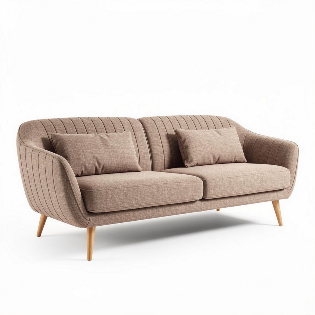 Canapé moderne pour salon en tissu – 200 x 90 x 85