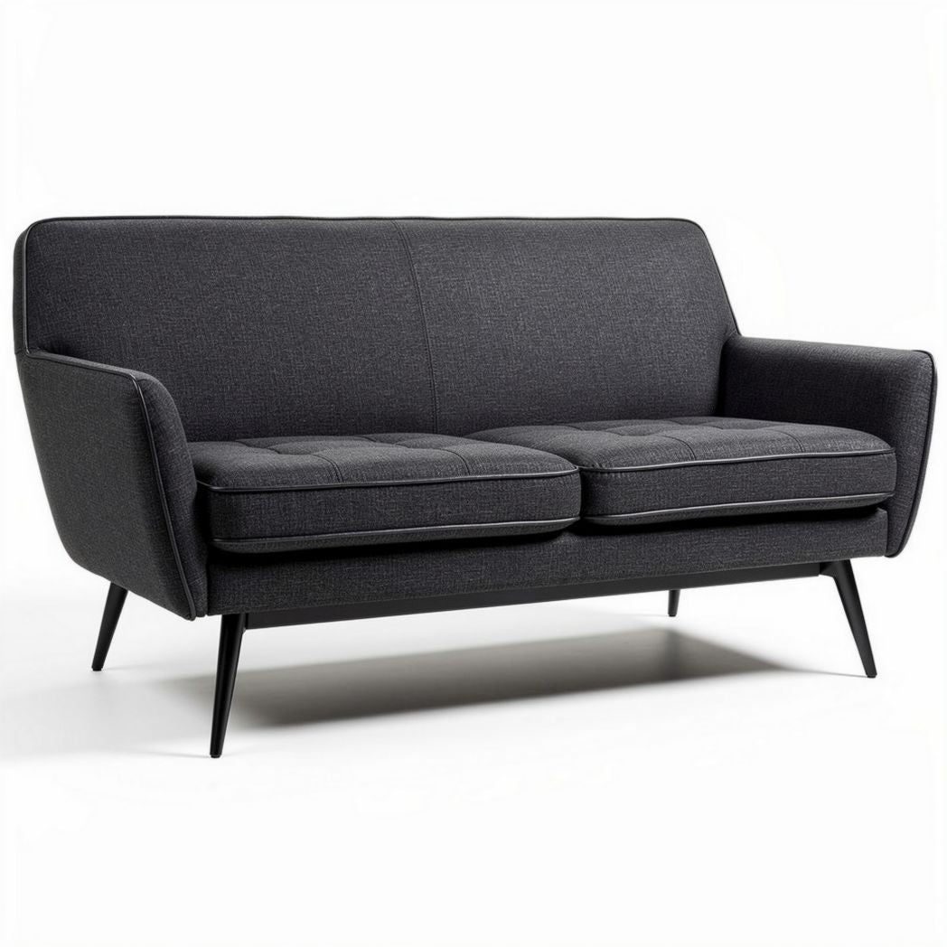 Canapé moderne pour salon en tissu synthétique - 185 x 85 x 80