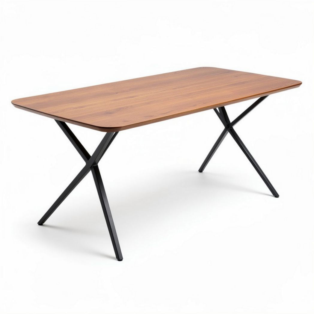 Table en bois recyclé pour salle à manger ou bureau - 200 x 100 x 75