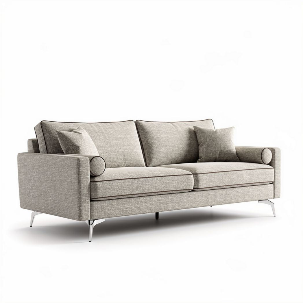 Canapé modulable pour salon en tissu - 200 x 90 x 85